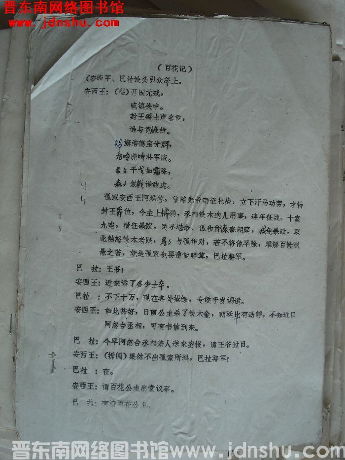 百花记