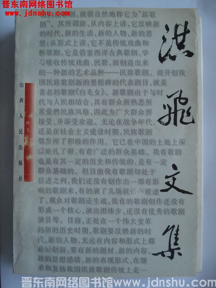 洪飞文集