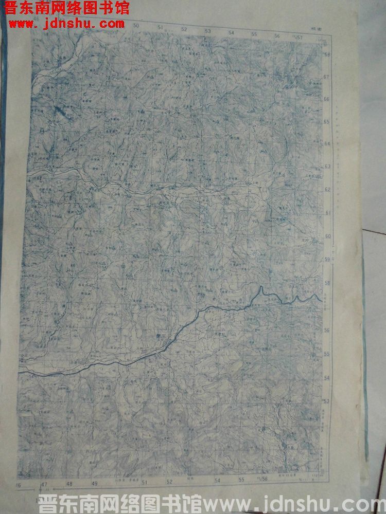 高平、沁水、晋城、端氏地图9-49-10-丙 1：50000（1977）